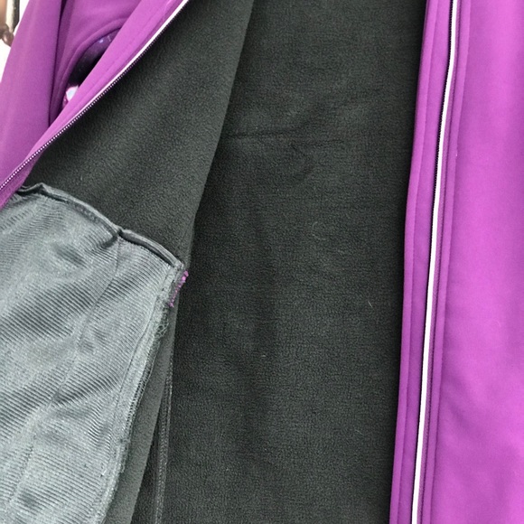 #0054 Vertical 9 Youth Polyester Jacket Purple L - Picture 3 of 4